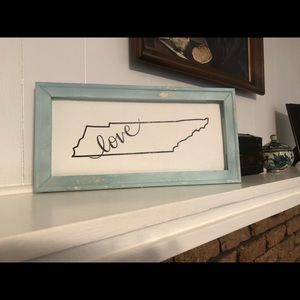 Handmade Tennessee Sign